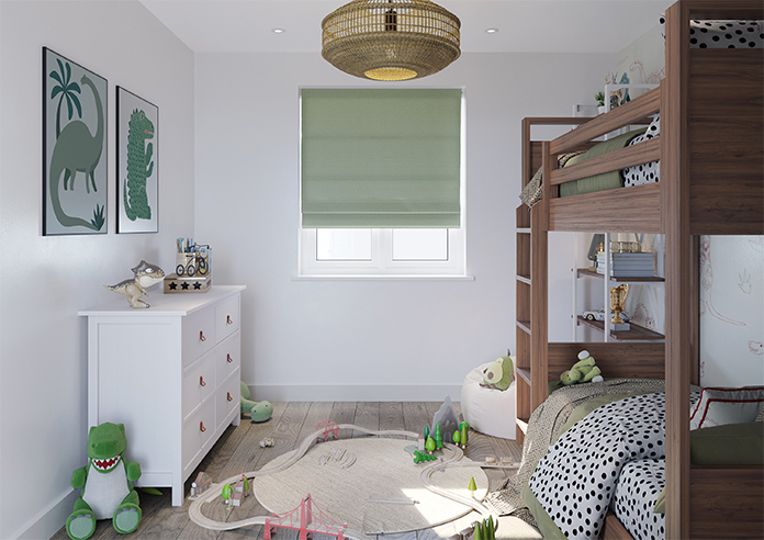 Stamford, Celedon - Roman Blind - Image 8